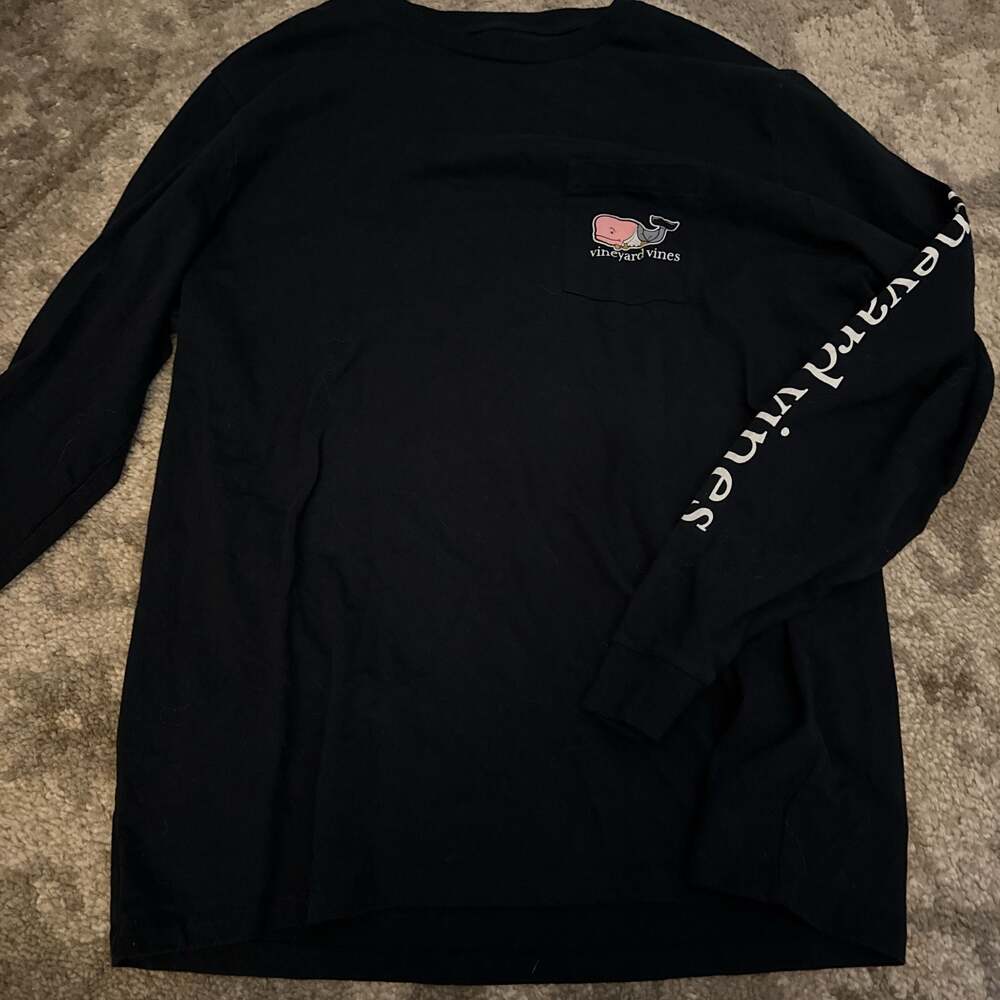 Vineyard Vines Men's Happy New Year 2025 Long-Sleeve Pocket T-Shirt XL
